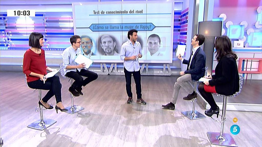M. González, Errejón, Casado y Arrimadas responden al test de conocimiento del rival
