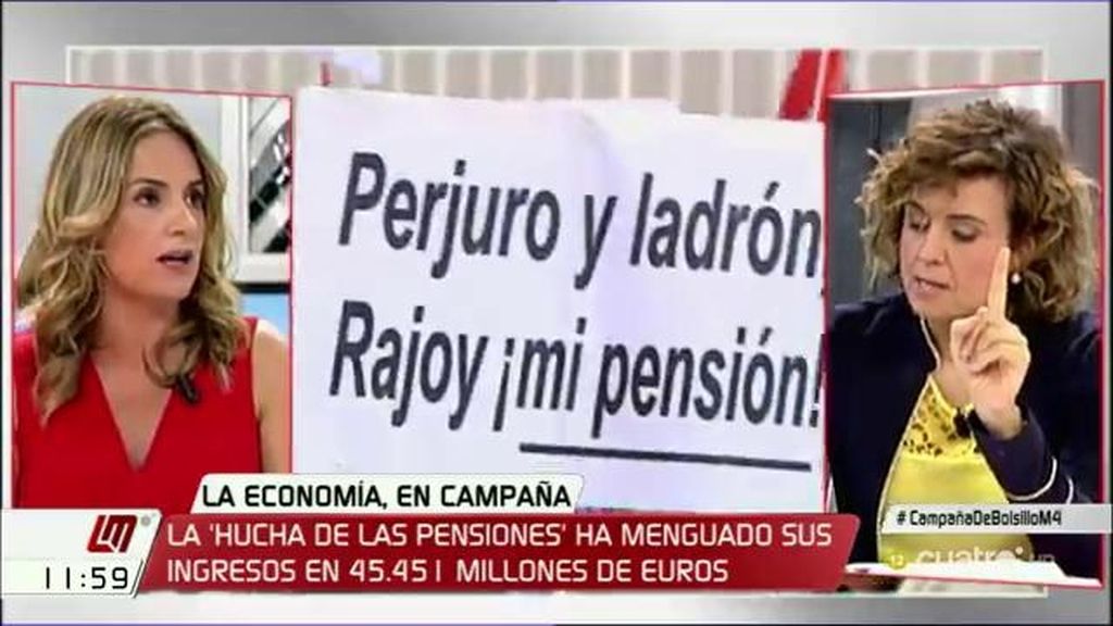 Susana Sumelzo: “Rajoy ha dilapidado la hucha de las pensiones”