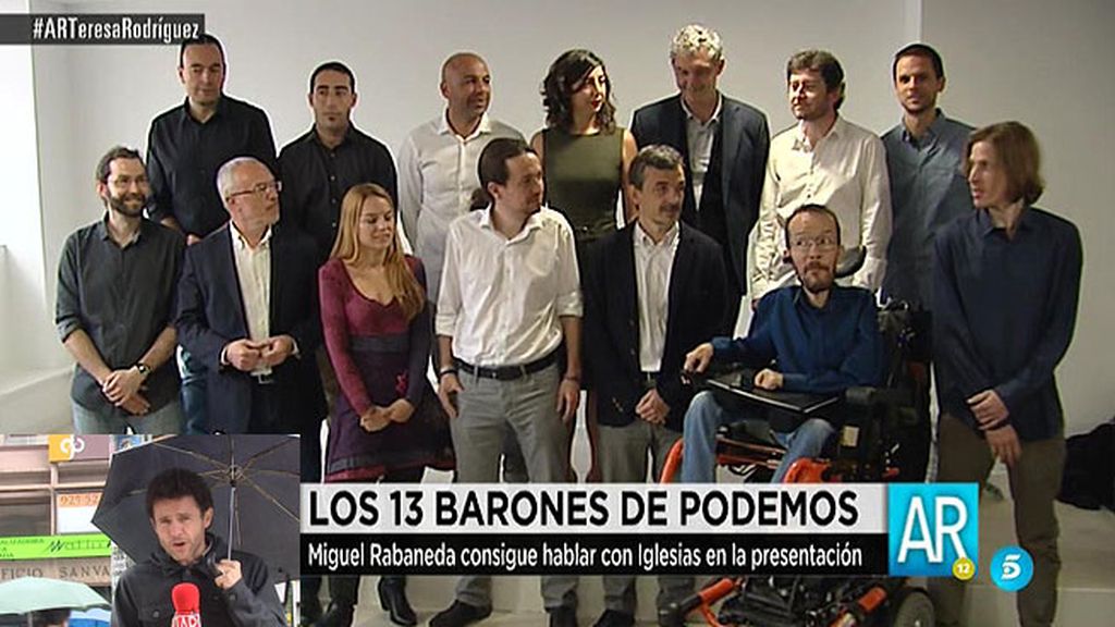 Miguel Rabaneda no es acreditado en la presentación de candidatos de Podemos