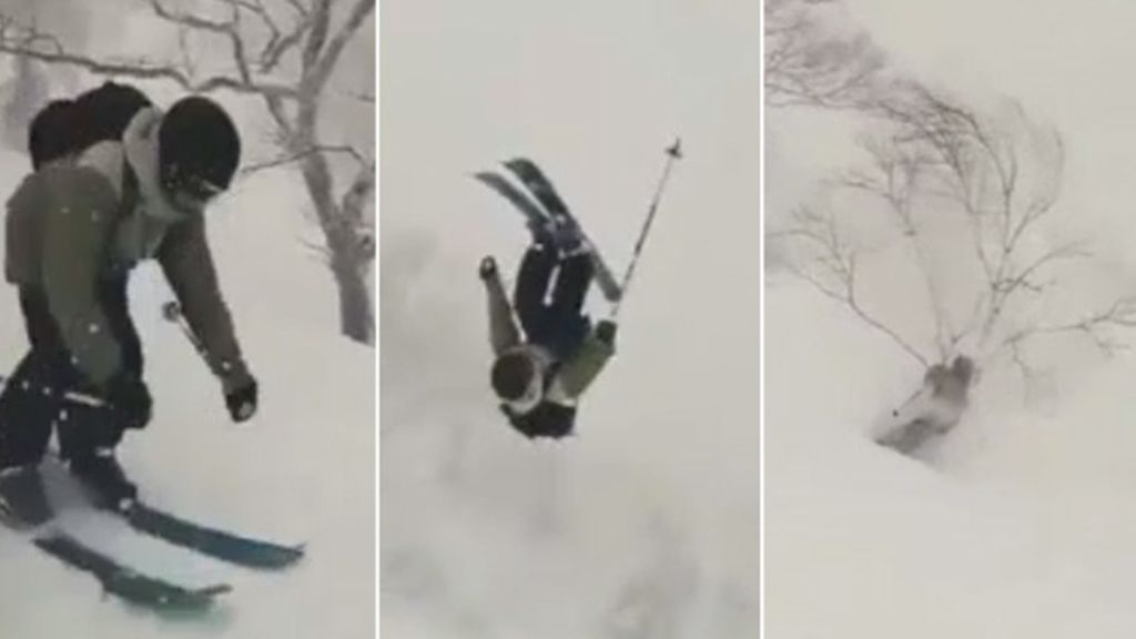 Aterrizaje forzoso en la nieve
