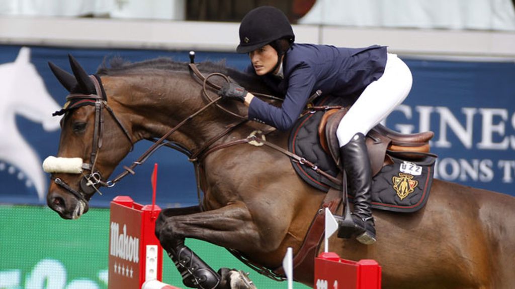 La hija de Bruce Springsteen compite con su caballo en Madrid