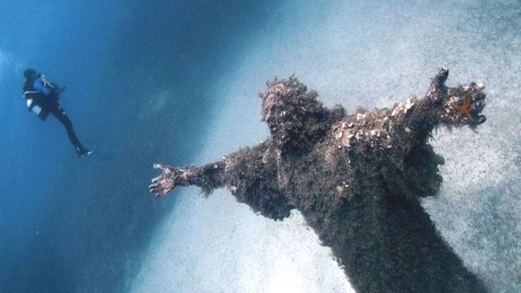 El Cristo del Abismo de San Fruttuoso, Liguria