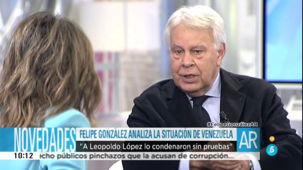 González pide diálogo a los políticos españoles