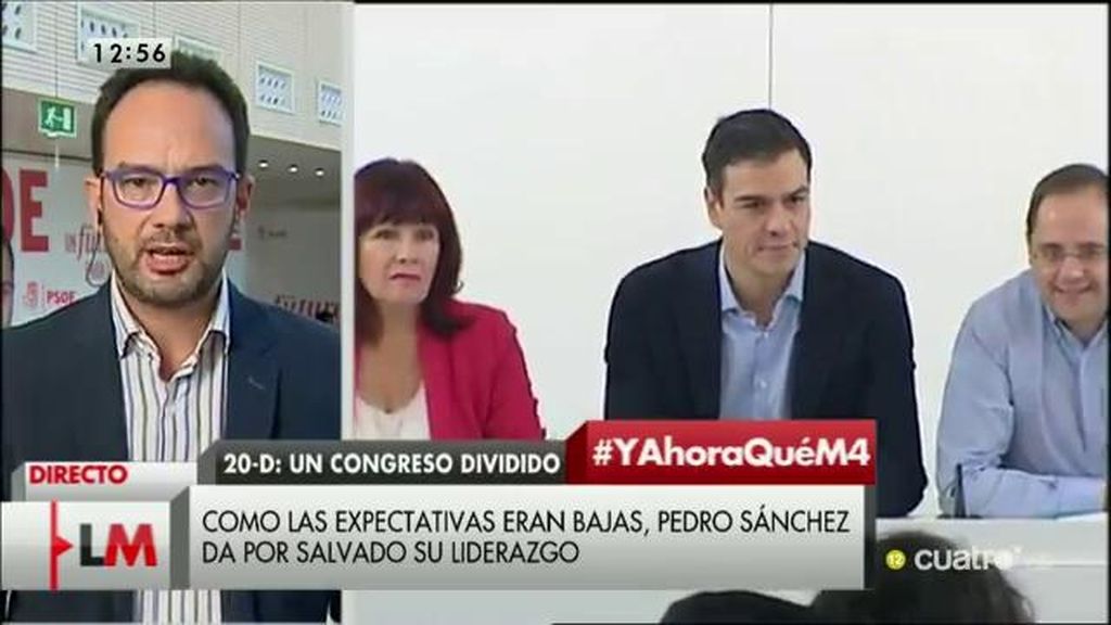 Antonio Hernando: "Vamos a votar en contra de la investidura de Rajoy por coherencia"