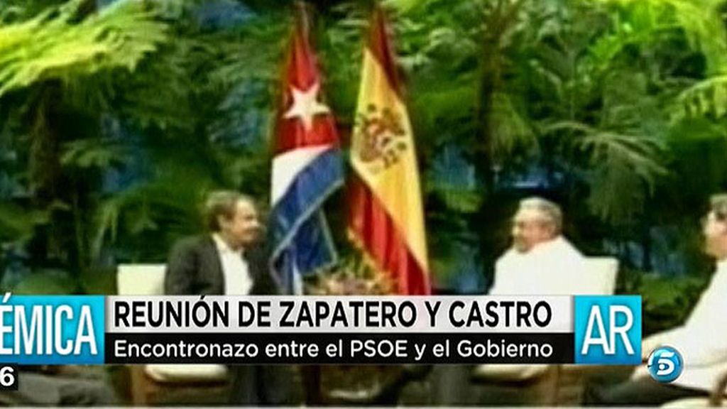 La reunión de Zapatero y Castro provoca un encontronazo entre el PSOE y el Gobierno
