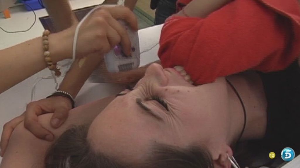 La concursante no soportaba el dolor