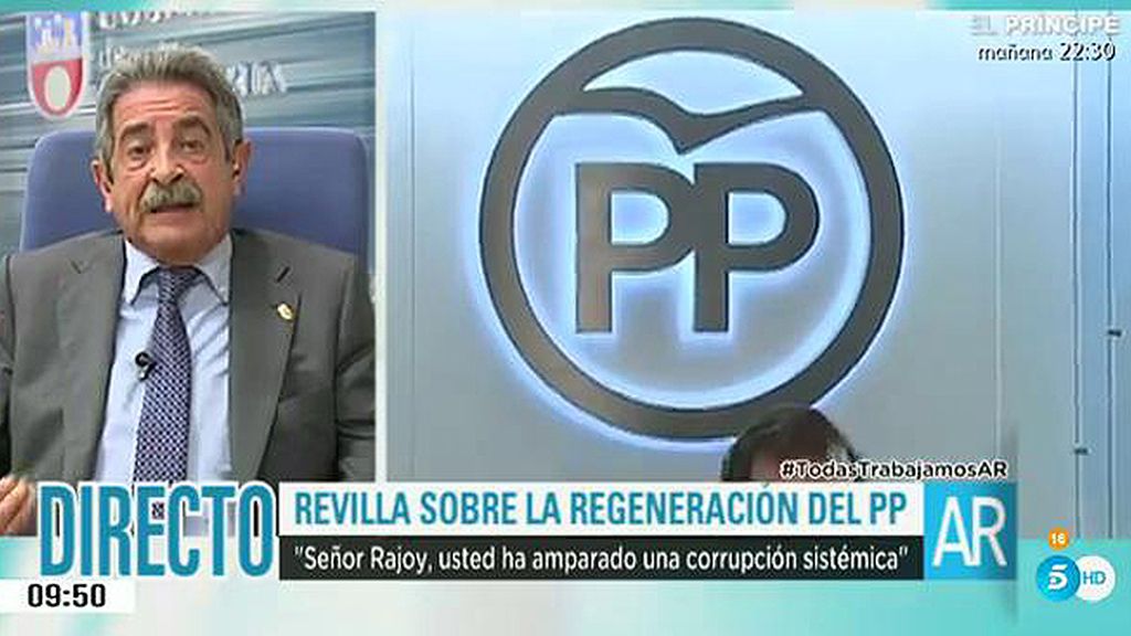 Revilla: "Cifuentes me gusta para sustituir a Rajoy, tiene un pasado decente"
