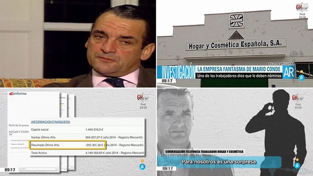 'Hogar y Cosmética', la empresa utilizada por Conde para blanquear su dinero