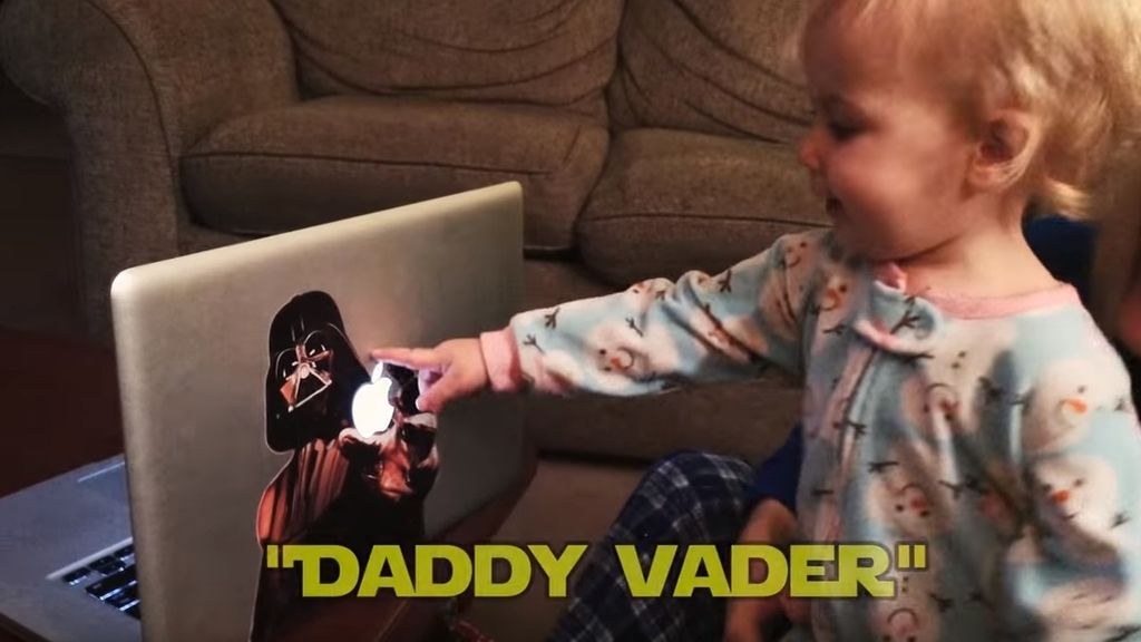 'Papá Vader': La divertida reacción de la niña que se cree que es su padre