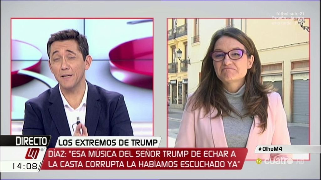 Mónica Oltra se defiende de las acusaciones: "¿Querer echar a los corruptos de las instituciones es 'populismo'?"