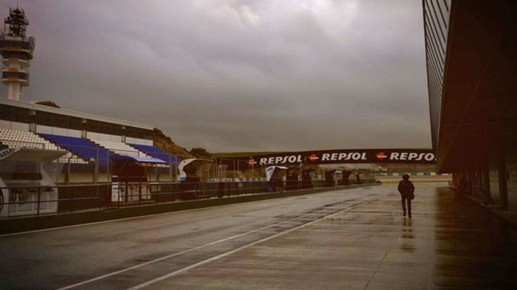 Segunda sesión en Jerez pasada por agua