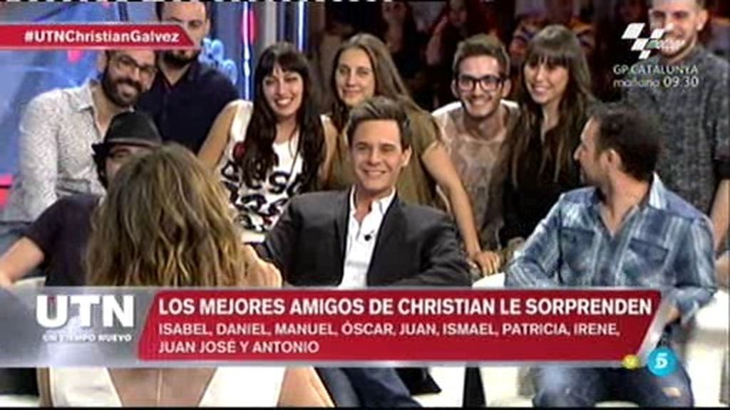 Diez sorpresas para Christian Gálvez… ¡sus amigos acuden al plató!