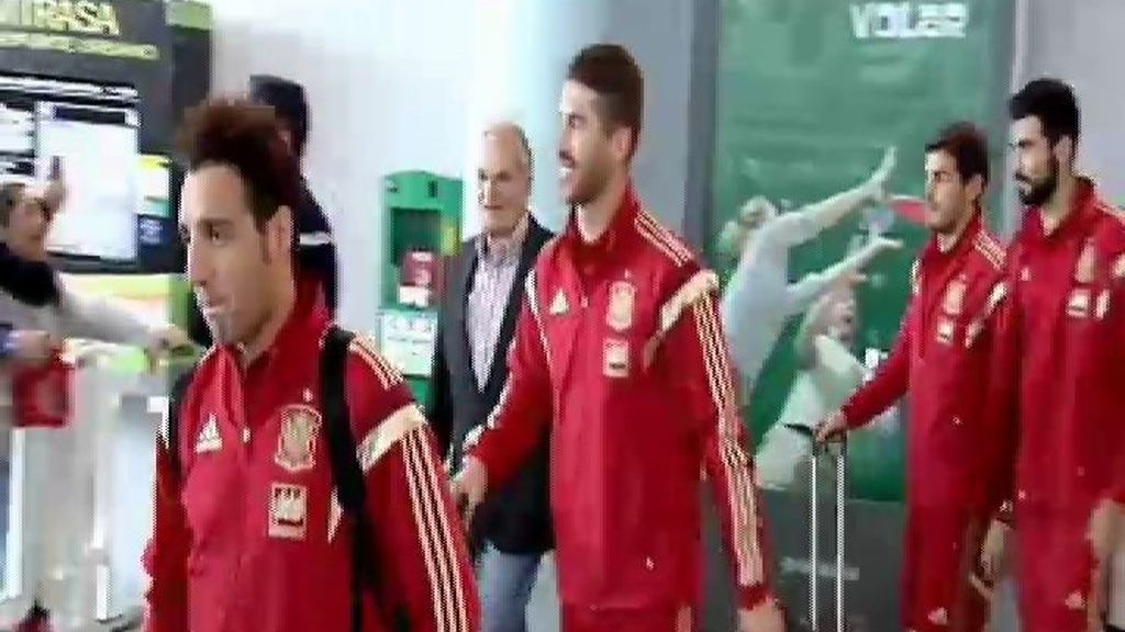 La Selección ya está en Vigo
