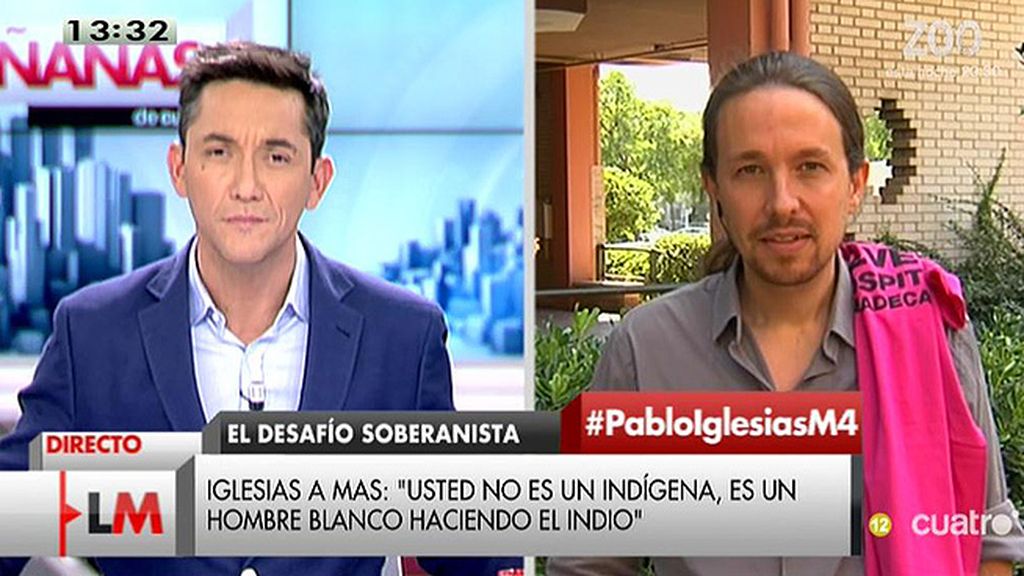 Pablo Iglesias: “Algunos solo quieren que hablemos de banderas pero no van a contar con nosotros para eso”