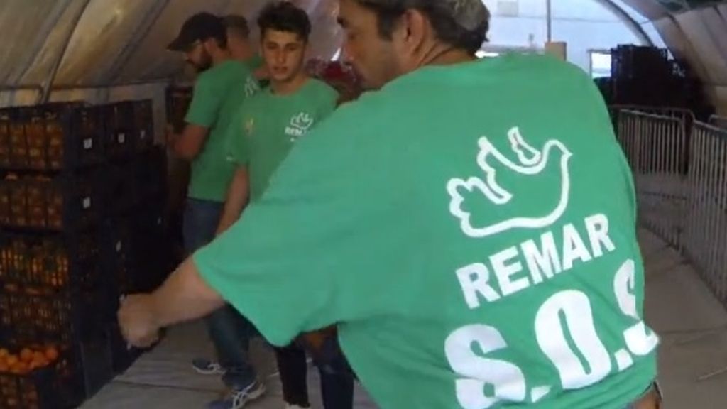 Solidaridad española con los refugiados en Lesbos