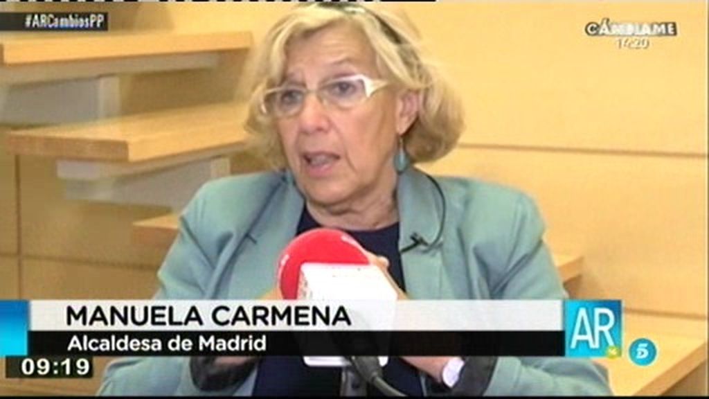 Las propuestas de Manuela Carmena: propone que los padres limpien los colegios