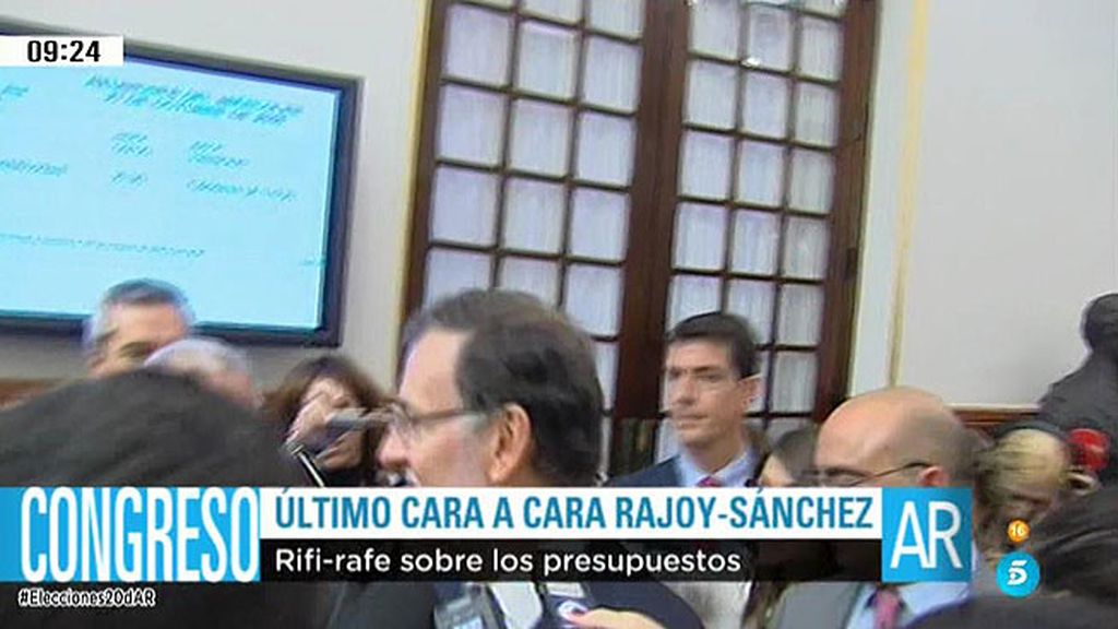 Mariano Rajoy abandona el Congreso sin hablar con los periodistas