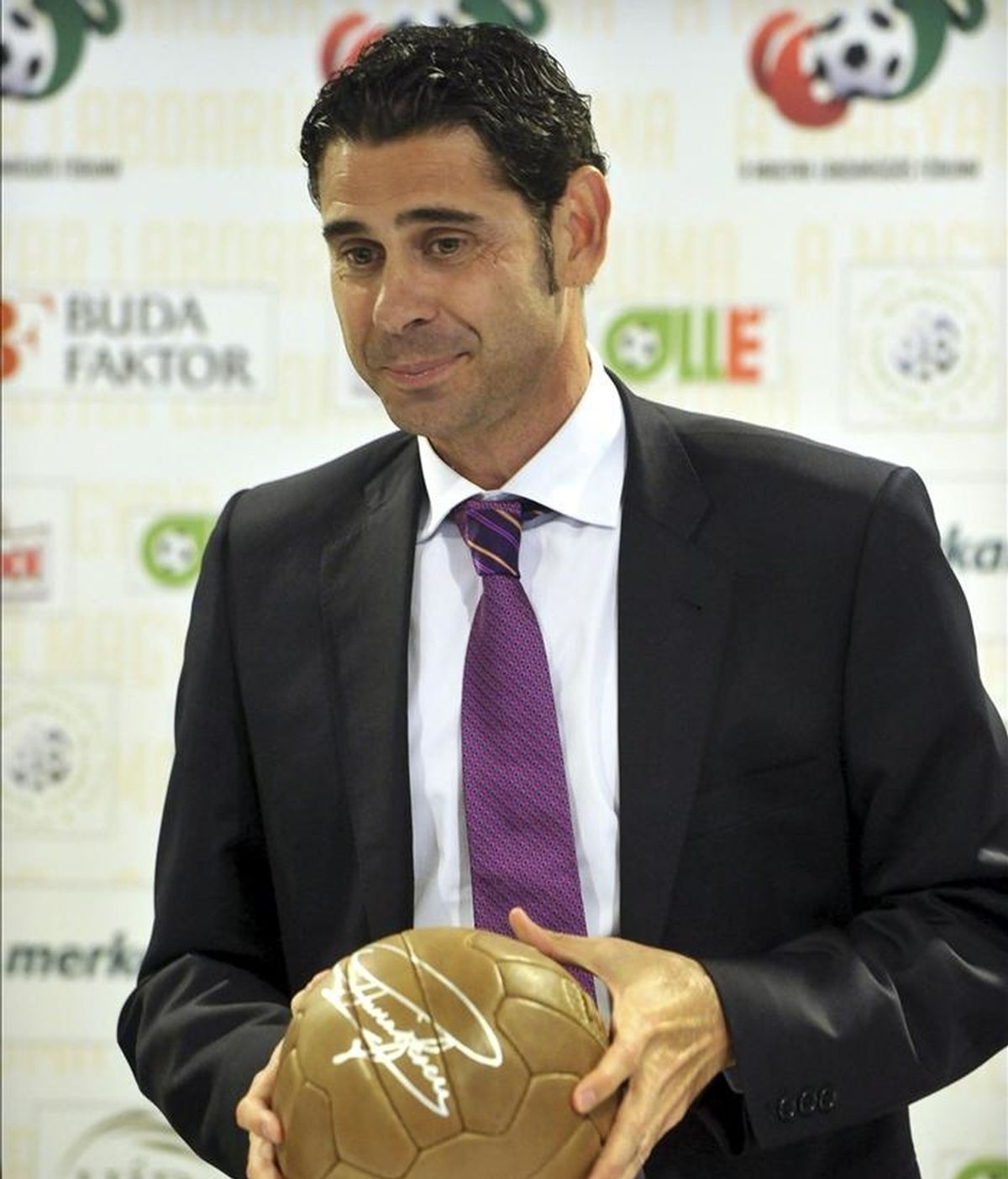 El director deportivo de la Federación Española de Fútbol, Fernando Hierro. Foto: EFE/Archivo