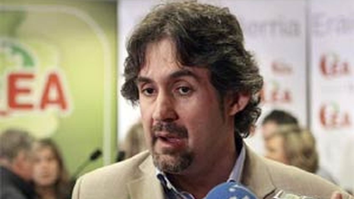 El secretario general de EA, Peio Urizar. EFE/Archivo