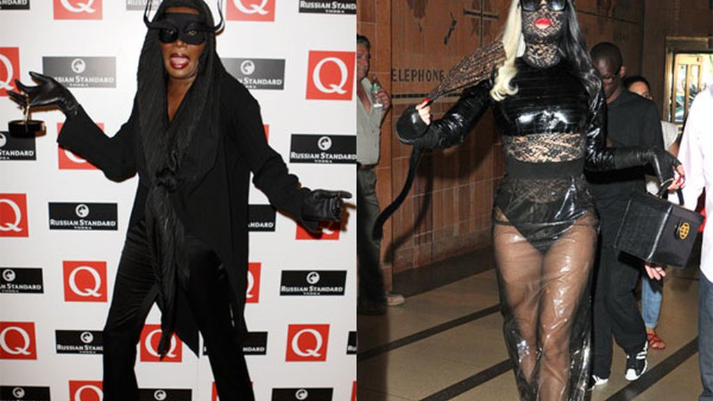 Negro, de la cabeza a los pies