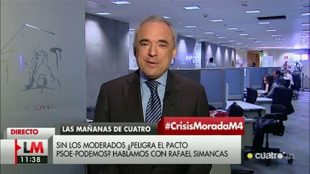 Rafael Simancas: “El conflicto interno de Podemos no debiera obstaculizar el acuerdo al que hemos de llegar”