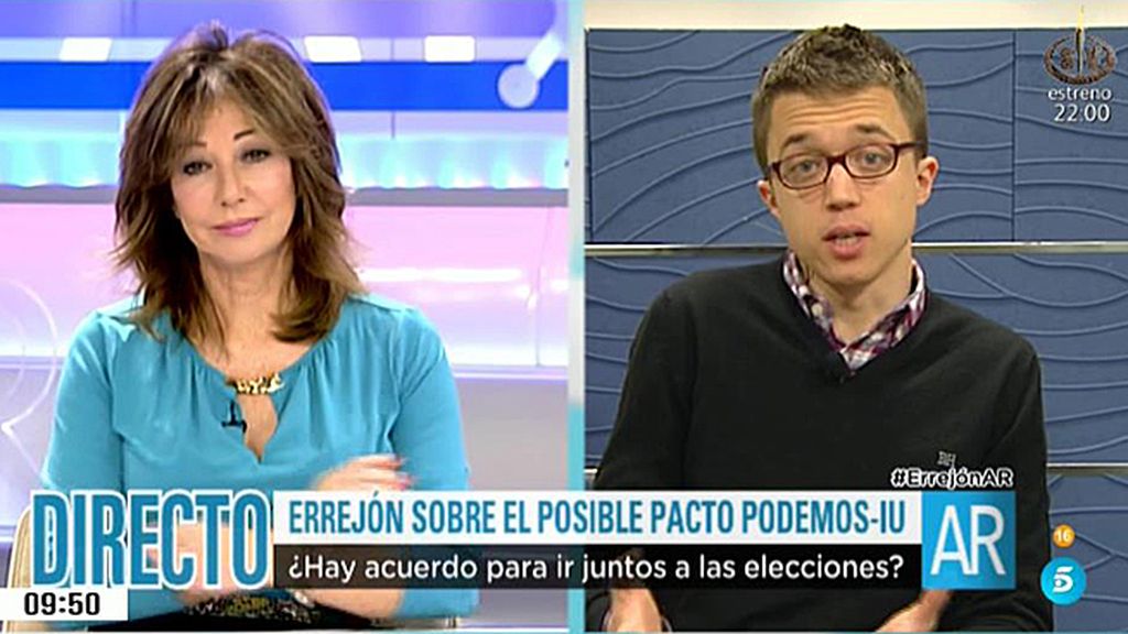 Errejón: "PP, PSOE y C's se han repartido la mesa para que Podemos se quede fuera"