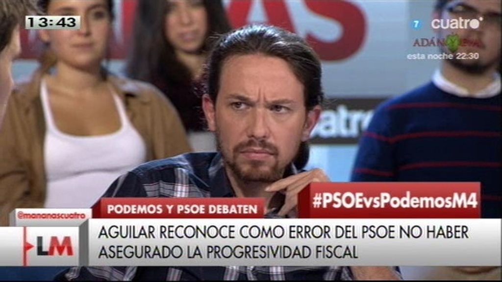 Pablo Iglesias: "Un error de 'Podemos' ha sido mi exceso de arrogancia"