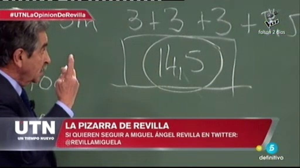 Revilla: "Hay más de 14’5 millones de personas rebotadas con esta situación"