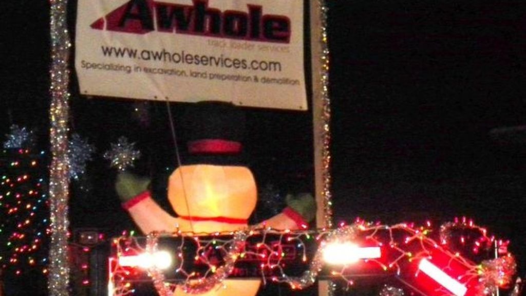 Un Papá Noel iluminado y de lo más simpático