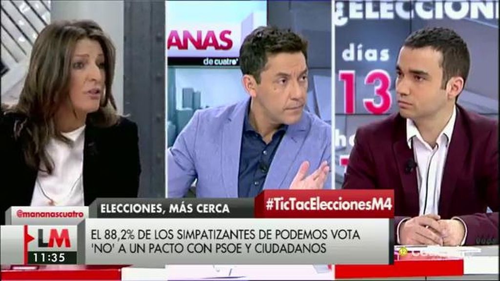 Yolanda Díaz (En Marea): “La camisa de fuerza que el PSOE se ha incorporado con Ciudadanos es inviable”