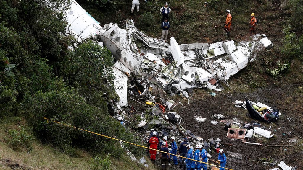 "Un fallo humano" provocó el accidente aéreo del Chapecoense