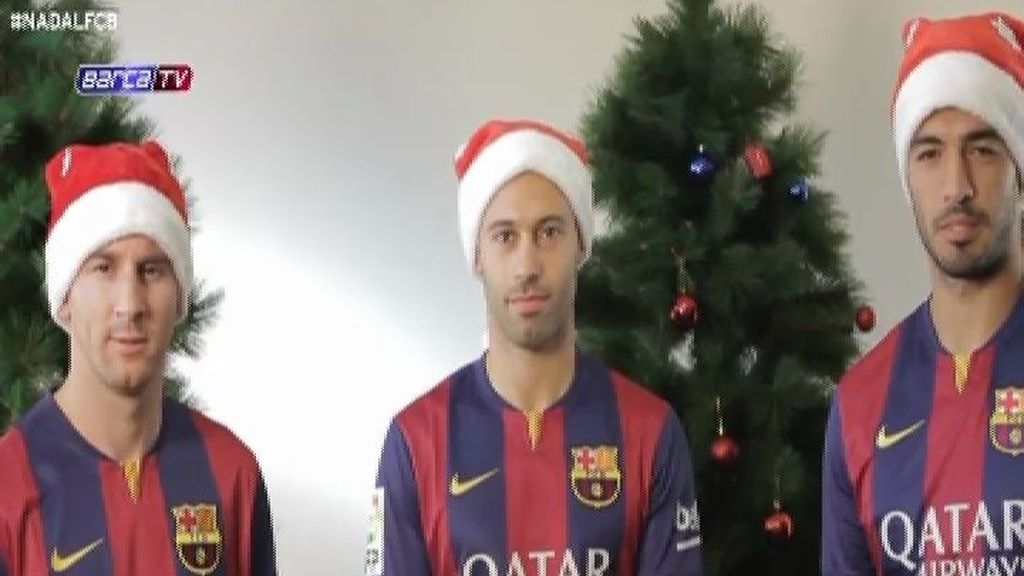 El FC Barcelona felicita la Navidad