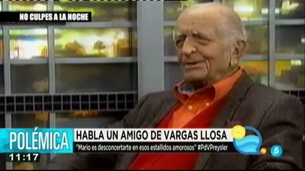 Un amigo de Vargas Llosa: “Mario es desconcertante en sus estallidos amorosos”