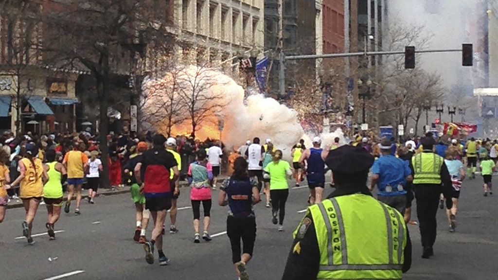 Nuevas imágenes del atentado de la maratón de Boston