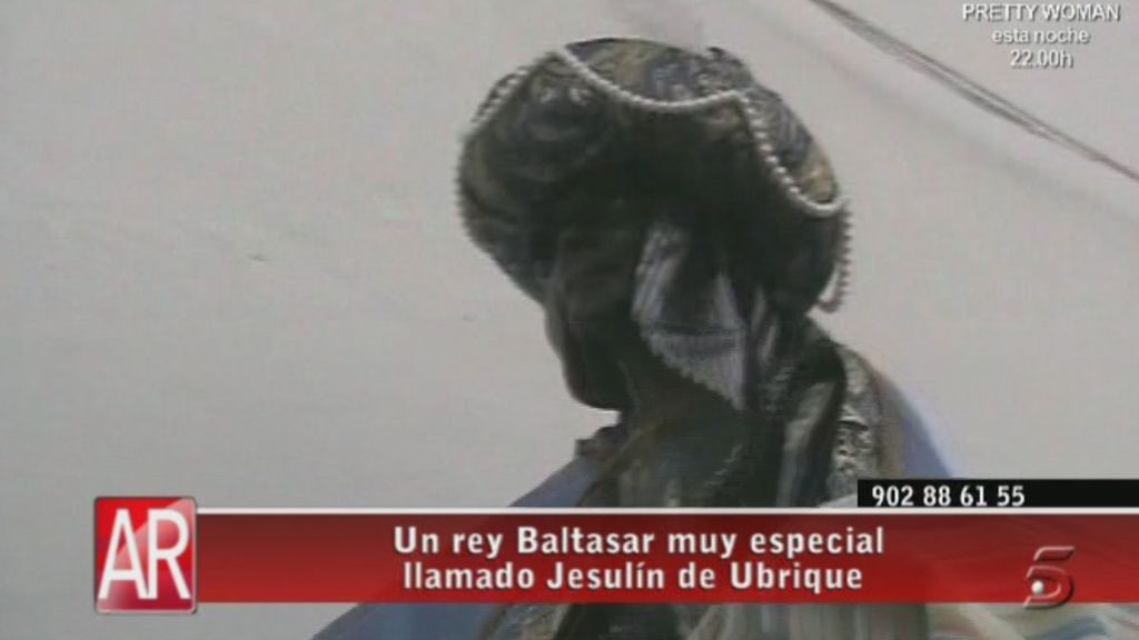 Participa en la cabalgata de Reyes de su ciudad natal, Ubrique