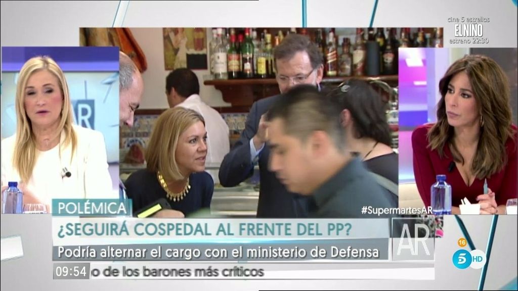 Cifuentes, de Cospedal: "Si se presenta a la Secretaría General, yo la apoyaría"