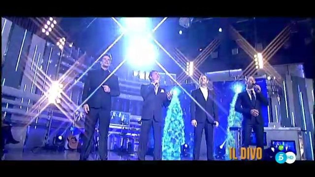 Il Divo interpreta el 'Himno de la Alegría' en el plató de '¡Qué tiempo tan feliz!'