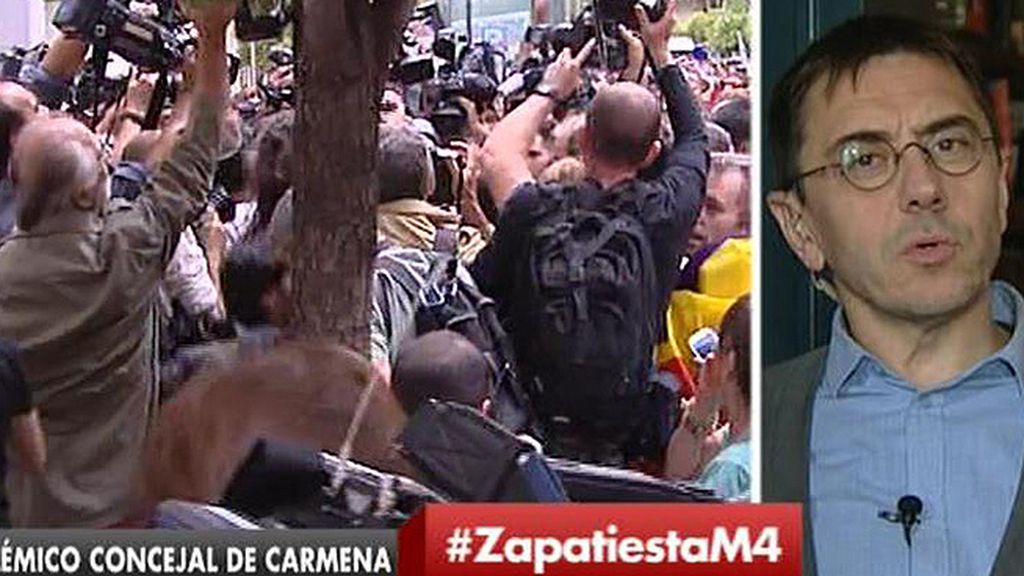 Monedero, sobre la polémica con Zapata: "Aquí hay una suerte de 'tamayazo' indirecto"