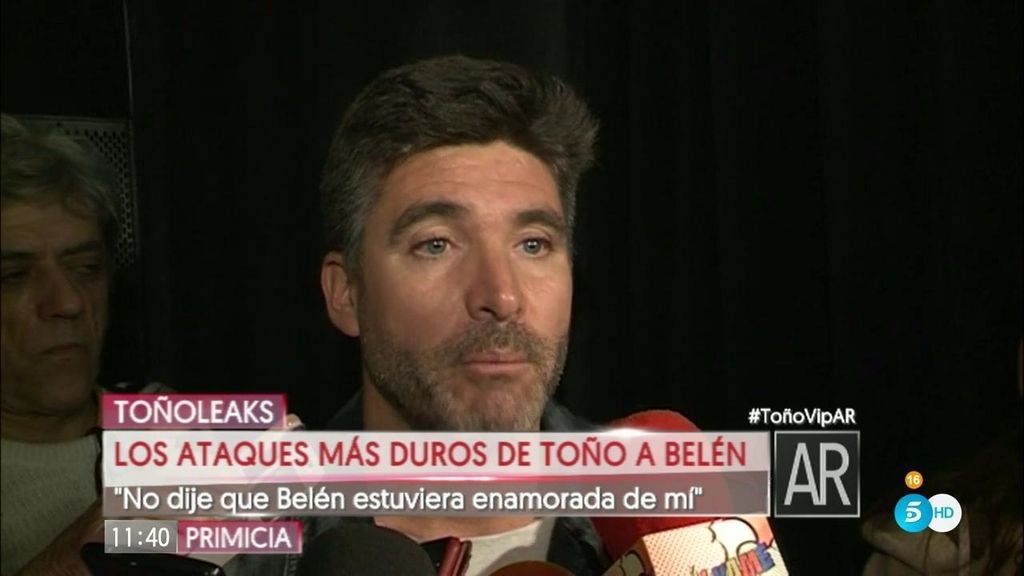 Toño Sanchís, de Belén Esteban: "Da asco cómo habla esa señora de mí"