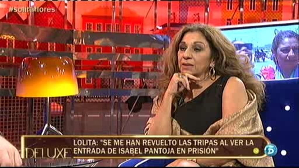 Lolita: "Me ha dado mucha cosa ver entrar a Isabel Pantoja en la cárcel"