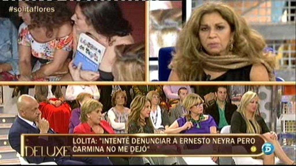 Lolita: "Carmina se apartó de mi porque yo dejé de tomar y de salir"