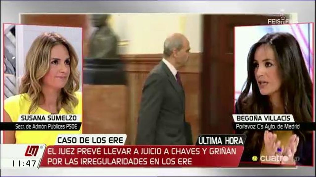 Susana Sumelzo (PSOE): “Chaves y Griñán asumieron responsabilidades políticas”