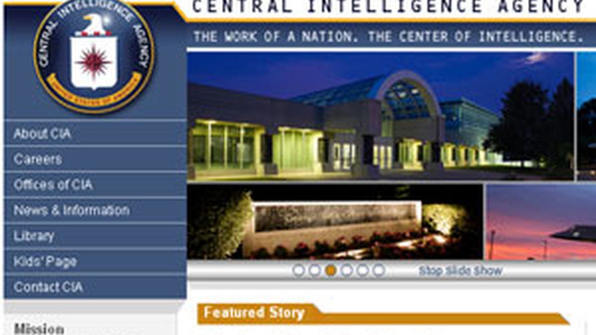 La página web de la CIA estuvo caída durante varios minutos. Foto: cia.gov