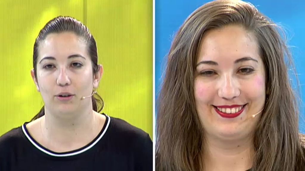 Los estilistas montan a Estela un cambio exprés en la pasarela de 'Cámbiame'