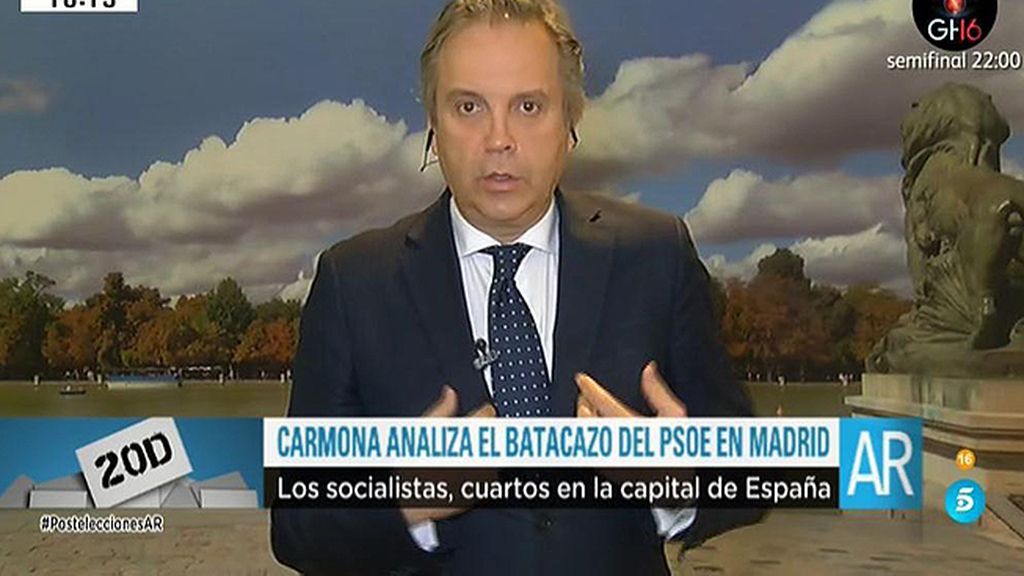 Antonio Carmona: “Apoyar al PP sería absurdo, no nos han votado para eso”