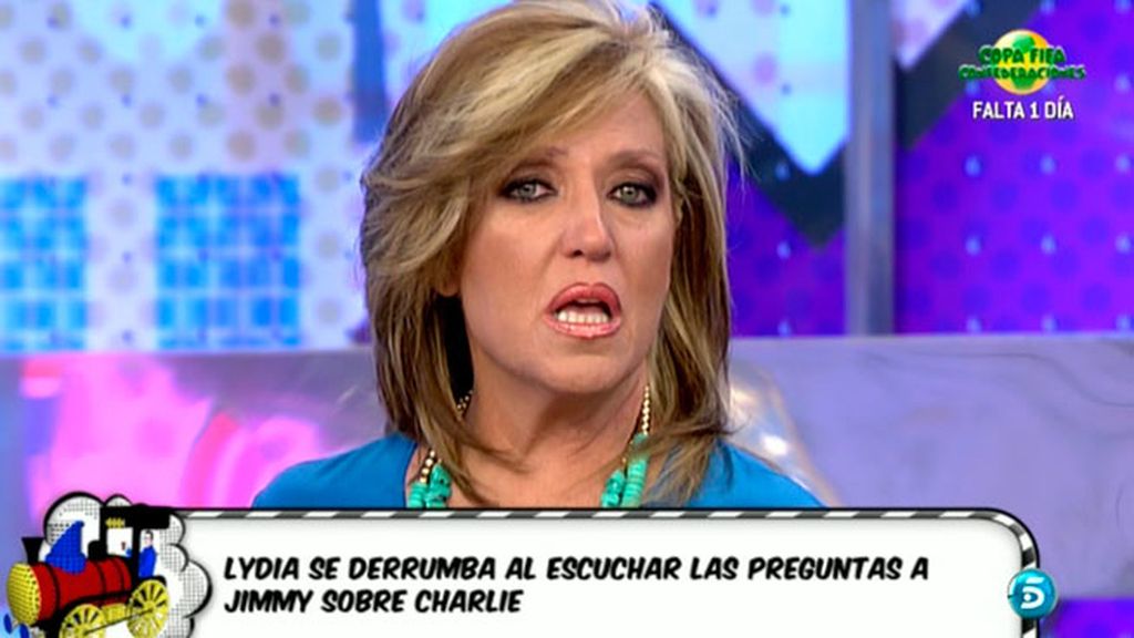 Lydia se derrumba al escuchar las preguntas a Jimmy sobre Charlie