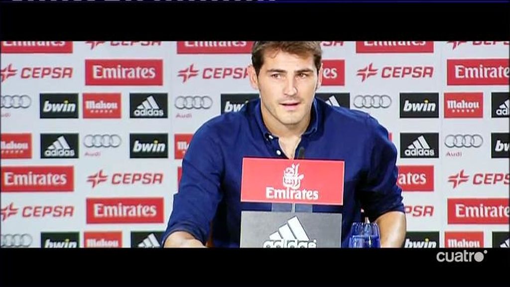 Los 30 segundos más largos de Casillas en su despedida del Real Madrid