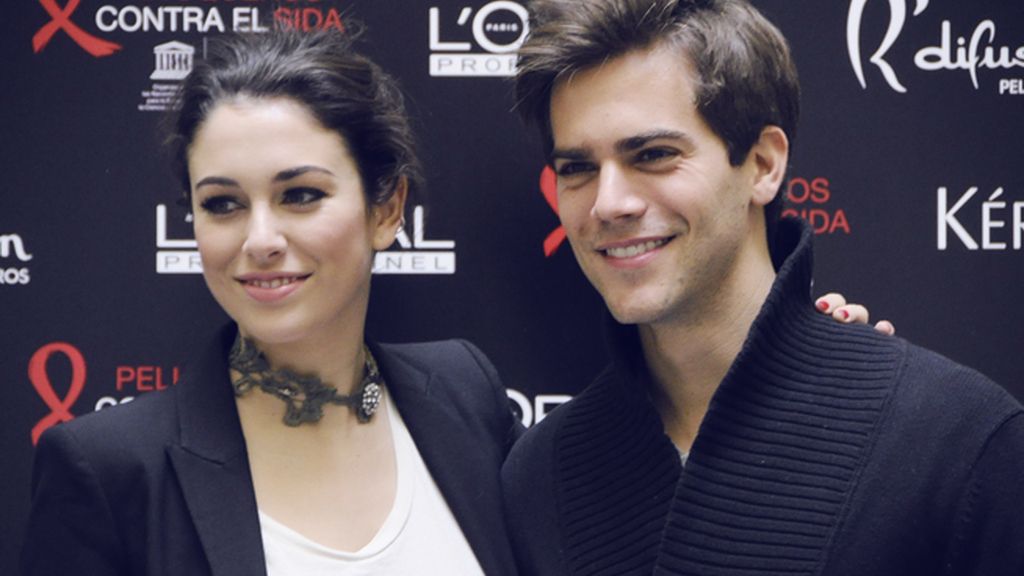 Blanca Suárez y Marc Clotet, 'peinados' contra el Sida