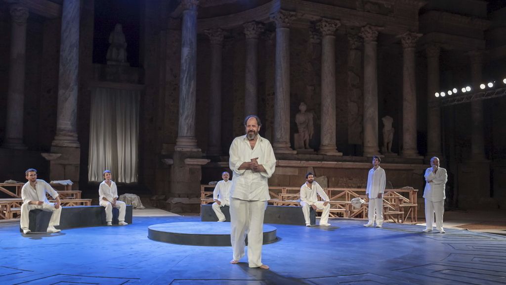 Sócrates en el teatro romano de Mérida
