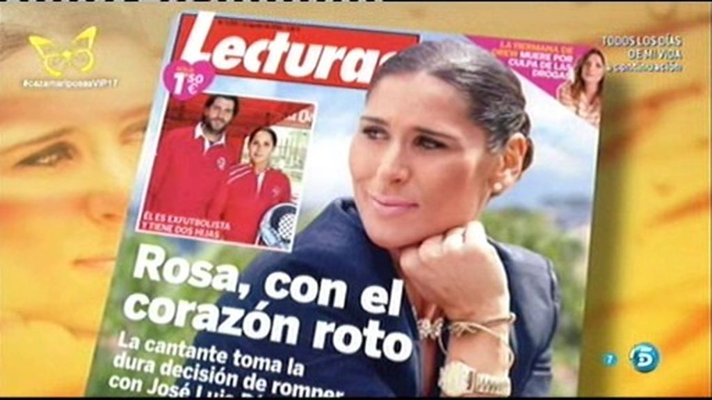 ¡Rosa López ha roto con su novio!